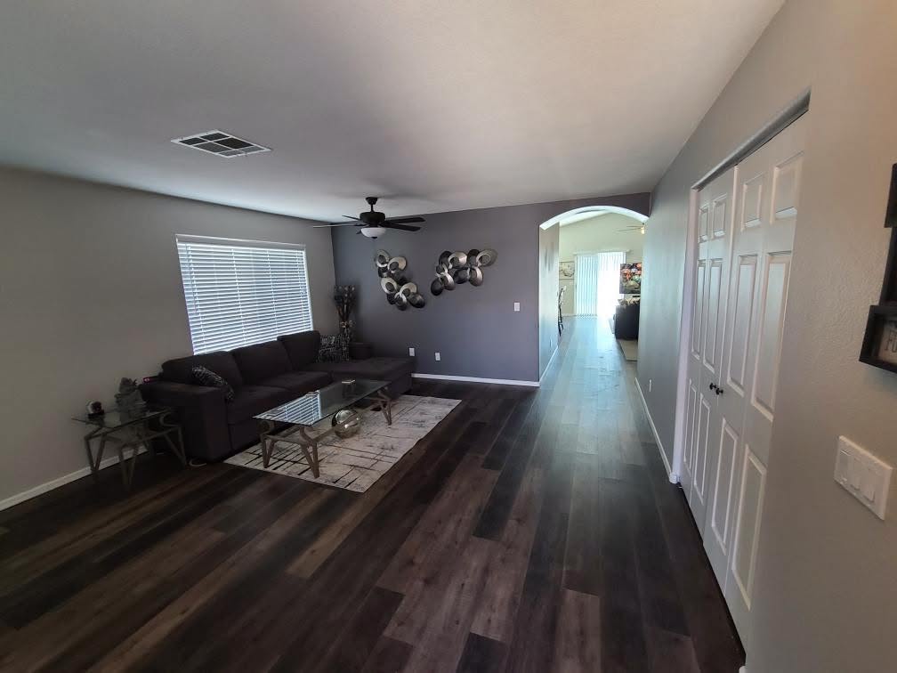 Cozy finished bedroom